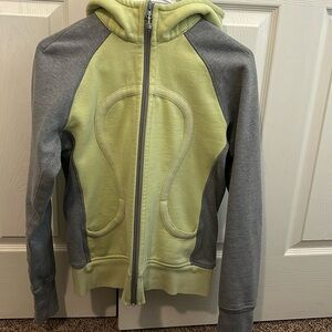 Green and Grey Scuba Hoodie